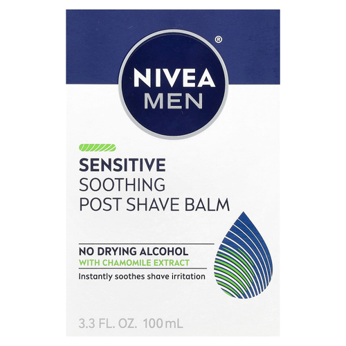 Nivea, Заживляющий бальзам после бритья для мужчин, для чувствительной кожи, 100 мл (3,3 жидк. унции)