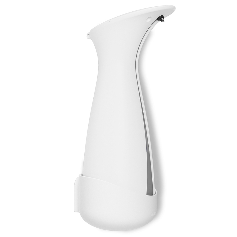 Диспенсер для мыла сенсорный настенный otto, 255 мл, бело-серый