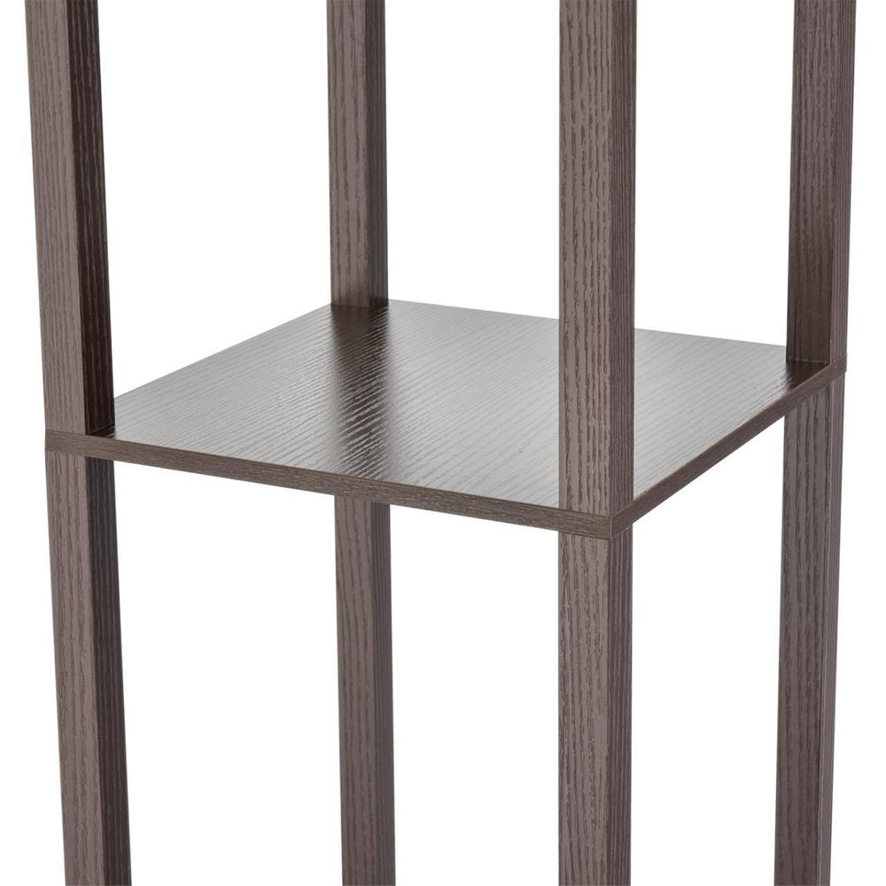 8090/1F COMFI LN25 361 кофейный/белый, дерево/текстиль Торшер Е27 1*60W 220V PRACTIC