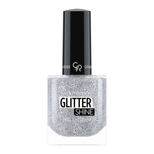 Лак для ногтей с эффектом геля Golden Rose extreme glitter shine nail lacquer  204