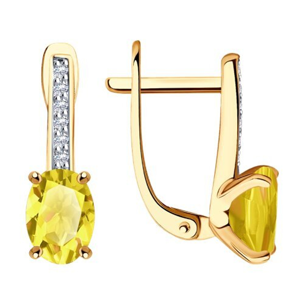 Серьги из золота 585 пробы