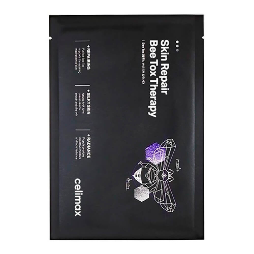 Celimax Skin Repair Bee Tox Therapy Mask восстанавливающая тканевая маска с прополисом и пчелиным ядом
