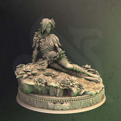Эльф Полуэльфы Темные эльфы Дроу Друид Шаман Маг Волшебник миниатюра для dnd, днд, pathfinder, фентези, Настольная игра, НРИ, Варгейм, РПГ