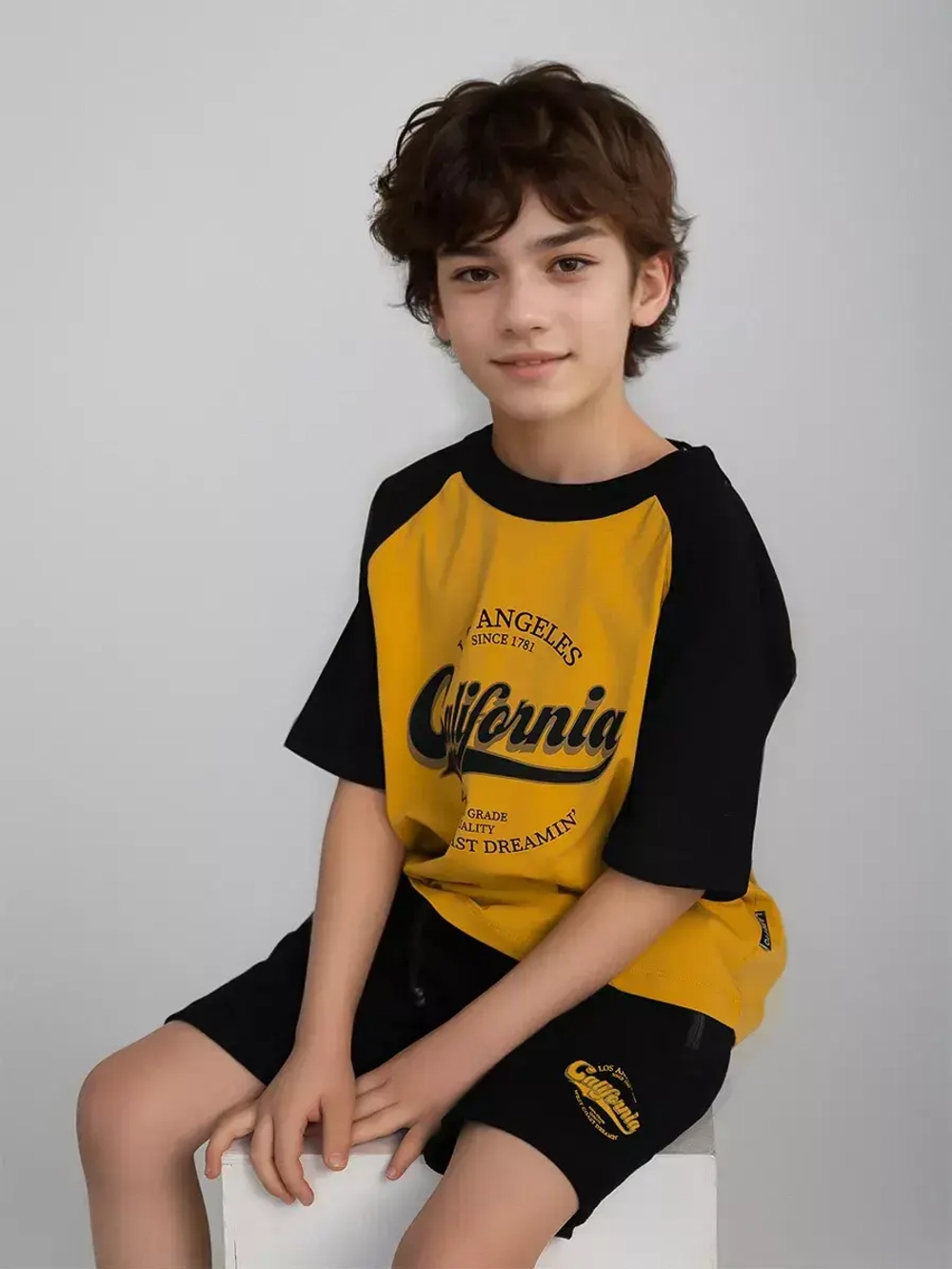 Летний костюм для мальчика с шортами