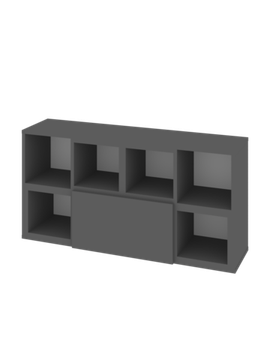Шкаф навесной АРТ-ЛАВОРО-2 /1002*500*269/ анкор светлый / анкор темный