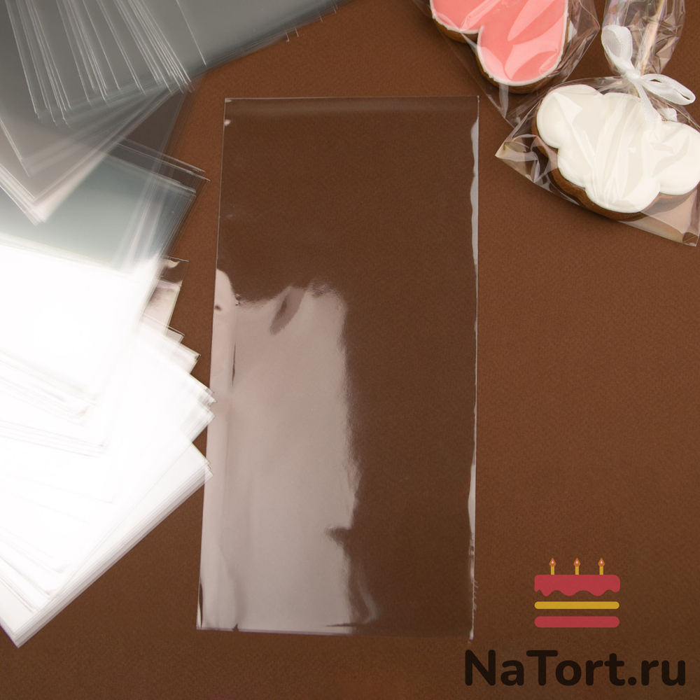 Пакетик прозрачный 12x25см (100 шт)