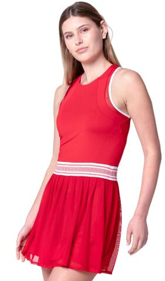 Теннисное платье Lucky in Love Level Up - team red