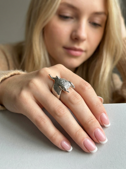 "Манта" кольцо из коллекции "Вокруг света"