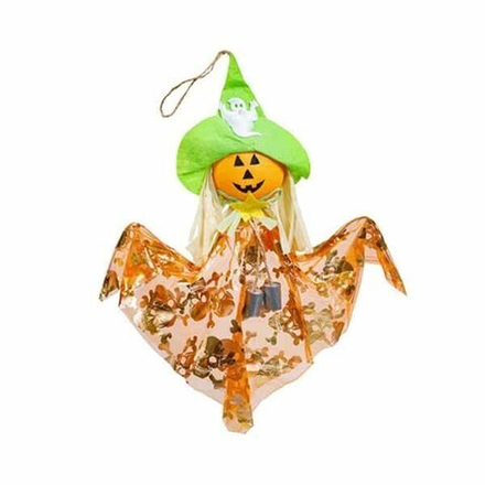 Пугало HWN Тыква в шляпе подвес 40х45смG