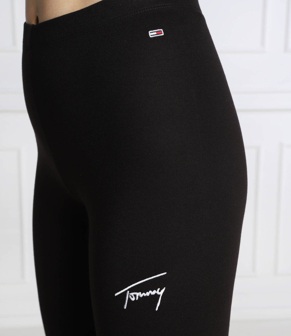 леггинсы Tommy Jeans - черный(DW0DW13758)