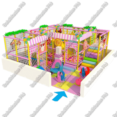 Детский игровой лабиринт "Конфетное сражение" HAS-LP45-03