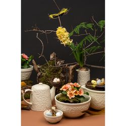 Чайник заварочный Birds of Paradise, 1 л, кремовый