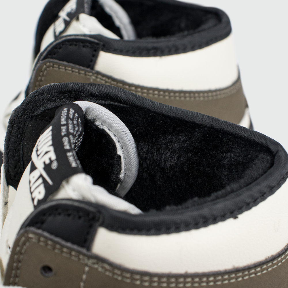 Кроссовки Nike Air Jordan 1 Dark Mocha with Fur