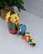 Матрёшка 5м 15см Малевич-Кандинский