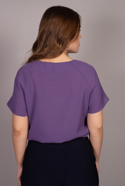 Блузка 3238ЛП, черника #84Ч093238ЛП