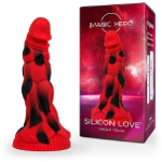 Фаллоимитатор с присоской Magic Hero красный 20 см