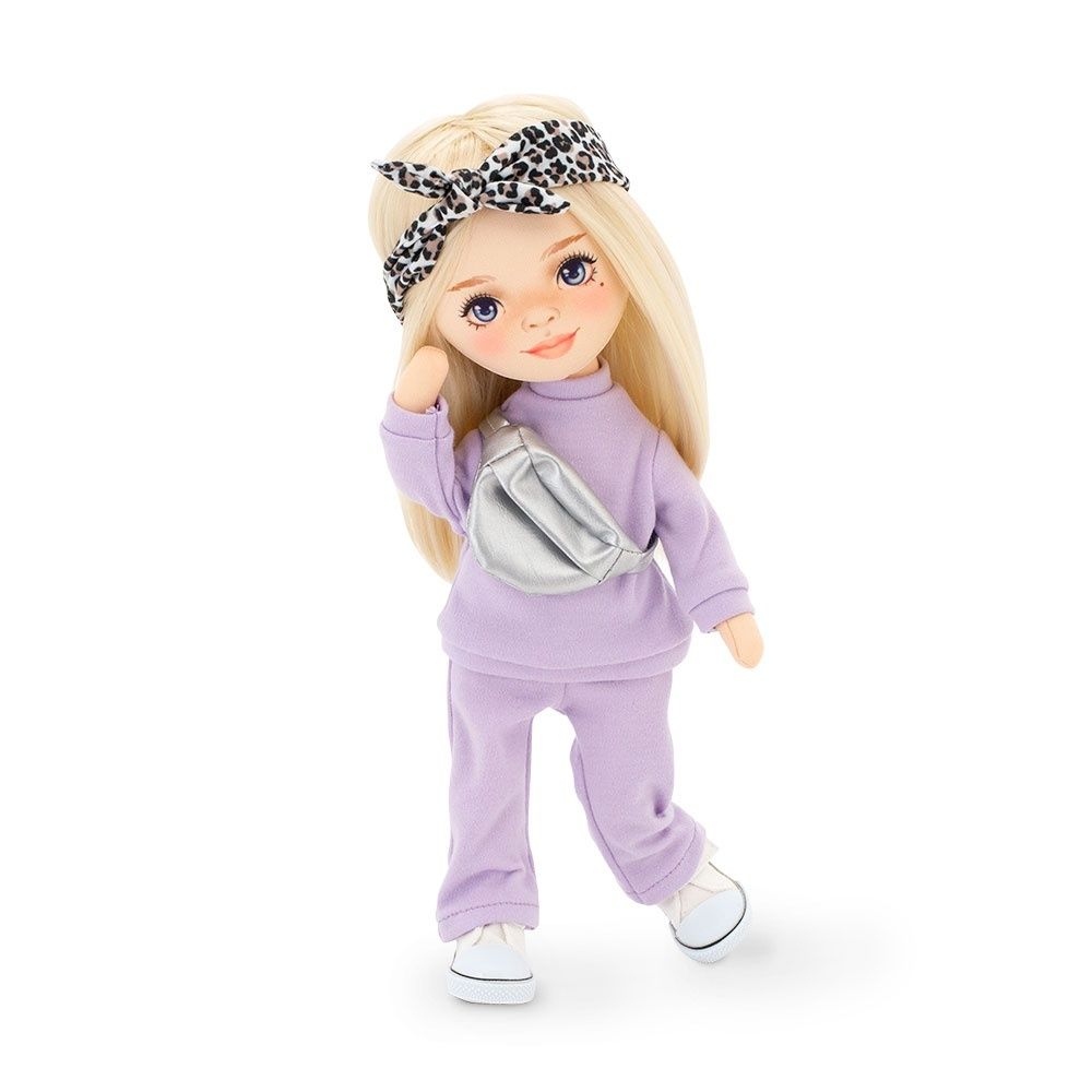 Кукла мягконабивная &quot;Mia в фиолетовом спортивном костюме&quot; ORANGE TOYS Sweet Sisters