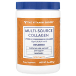 The Vitamin Shoppe, Multi-Source Collagen, без добавок, 257 г (9 унций)