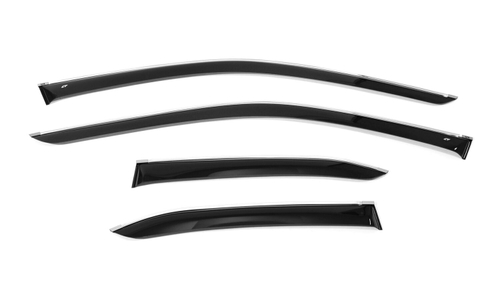 Дефлекторы боковых окон Cobra Tuning на Lexus UX 2019 хромированный молдинг арт.L22519CR