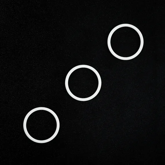 Кольцо для бретели белое 20 мм