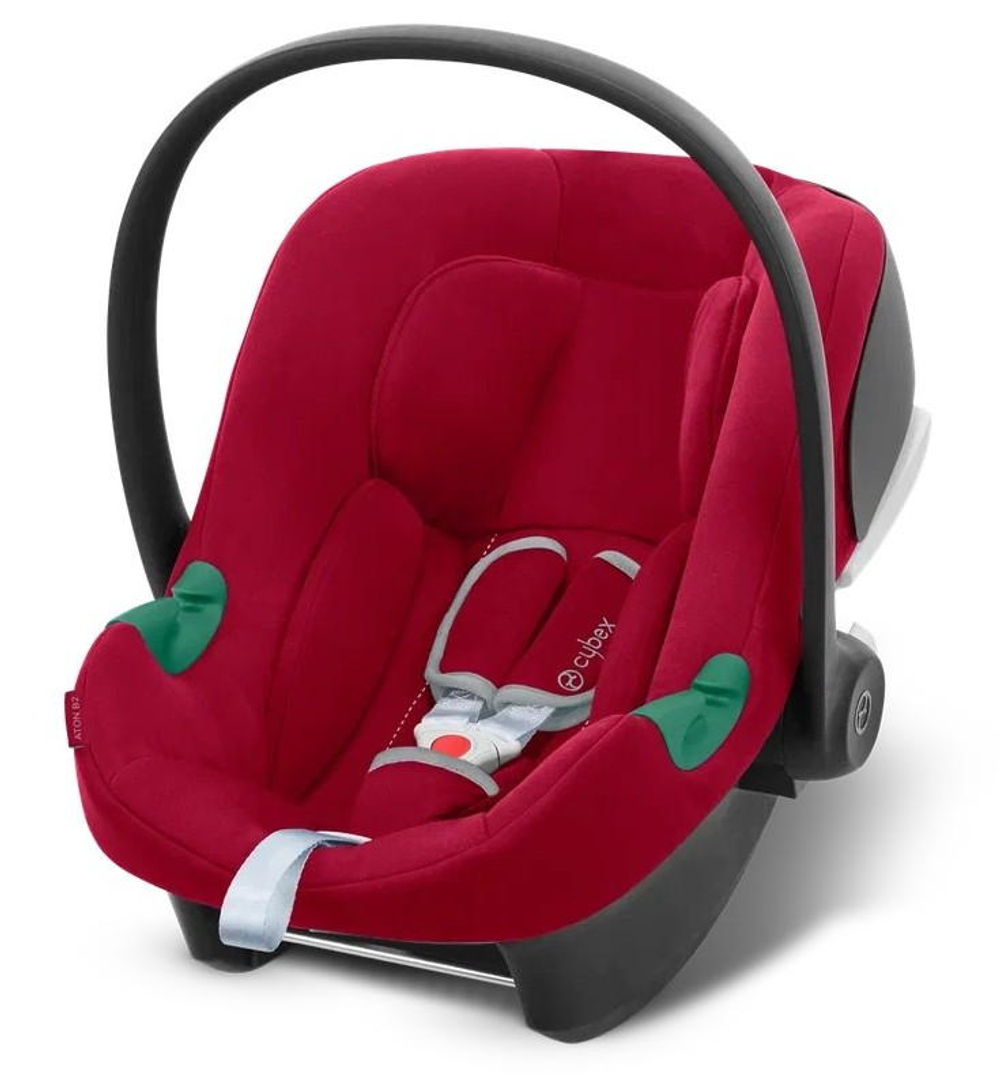 Коляска 3 в 1 Cybex Priam IV Rosegold complete и автокресло Aton B2 i-Size Dynamic Red Cozy Beige