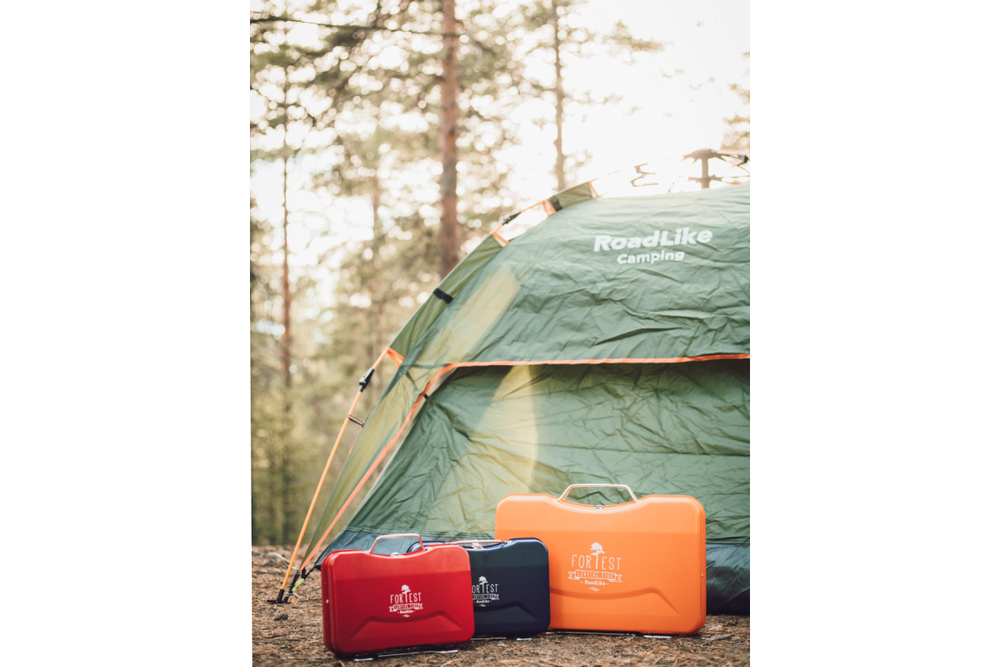 Портативный гриль RoadLike Grill, красный