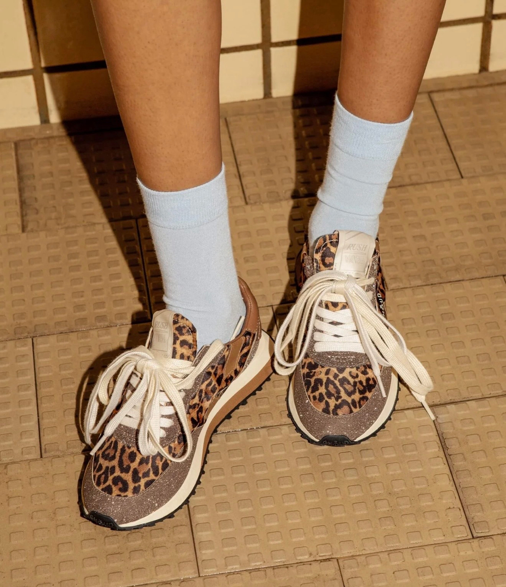 Кроссовки GHOUD Леопардовый орех