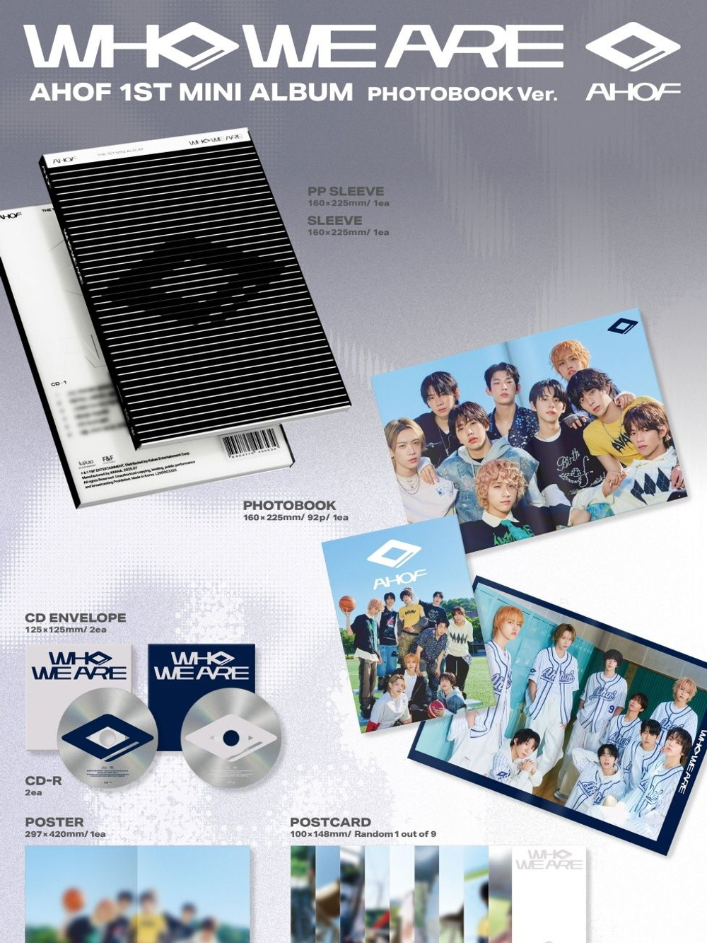 Альбом AHOF - WHO WE ARE 1st Mini Album PHOTOBOOK Version