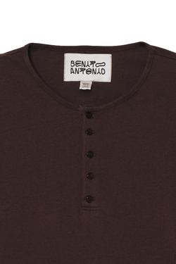 ZARA X BENITO ANTONIO ФУТБОЛКА С ДЛИННЫМИ РУКАВАМИ, КОРИЧНЕВЫЙ