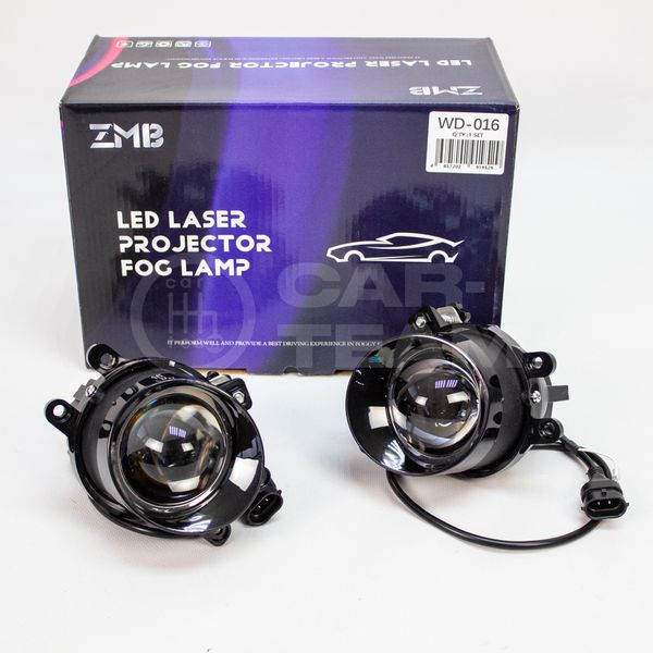Противотуманные фары (ПТФ) WD-016 Toyota Land Cruiser, Camry, Rav4, Alphard, Avensis, Lexus LX570, GS, IS, RX "ZMB" лазерные с Bi-LED модулем, белый/желтый свет