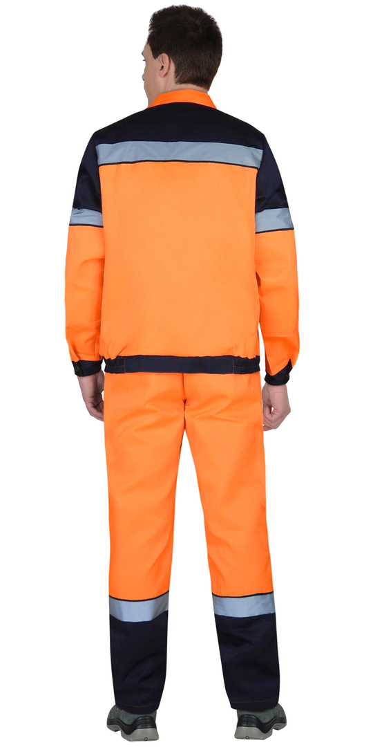 Костюм СИРИУС-ЛЕГИОНЕР куртка, п/к, оранжевый с синим и СОП