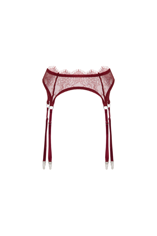 Пояс для чулок Elly бордовый