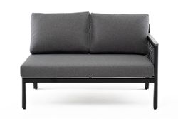 "Париж" модуль диванный левый, двухместный, цвет серый