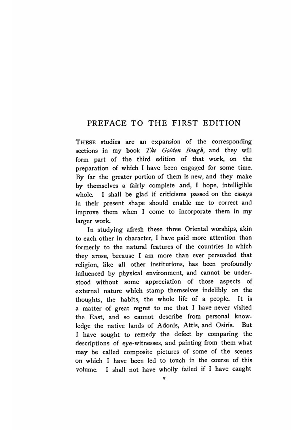 The golden bough. A study in magic and religion, p. 4. Adonis, Attis, Osiris,: in 2 volumes | James George Frazer
