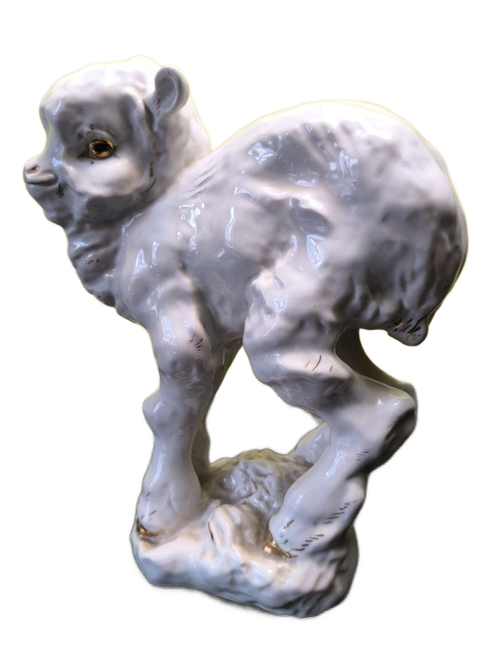 Фарфоровая Статуэтка «Козлёнок Васенька» ЛФЗ, 1950-1970 гг.