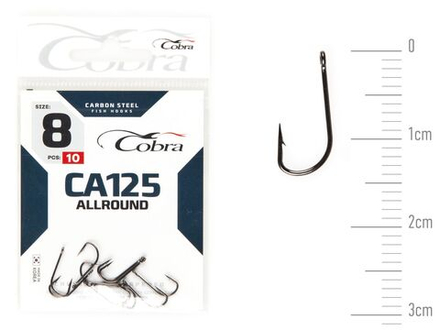 Крючки Cobra Allround STRUGER сер. CA125 разм. 008 10шт.