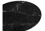 Стол стеклянный Woodville Калипсо 110х75 черный мрамор, черный