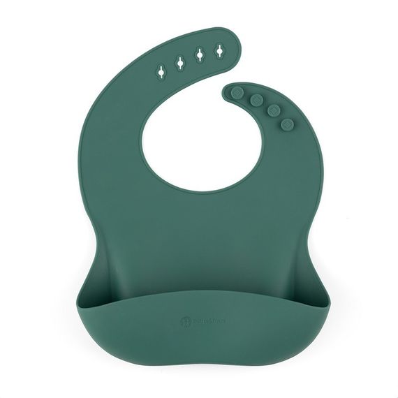Önlük\PETITE&amp;MARS Silicone bib Sam Take&amp;Match Misty Green 6m+