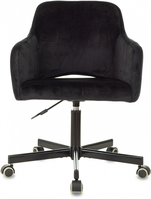 Кресло Бюрократ CH-380M черный Italia Black крестов. металл