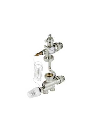 Узел насосно-смесительный для коллектора (без насоса) 1х1дюйм 1/2дюйм RTP 39798