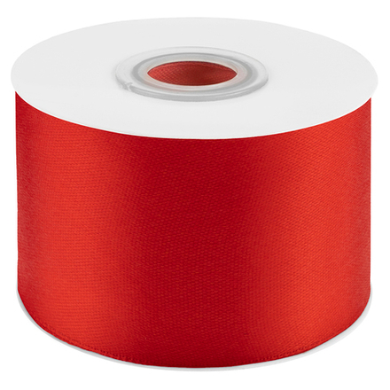 Лента атласная (5 см*22,85 м) Красный, 1 шт.
