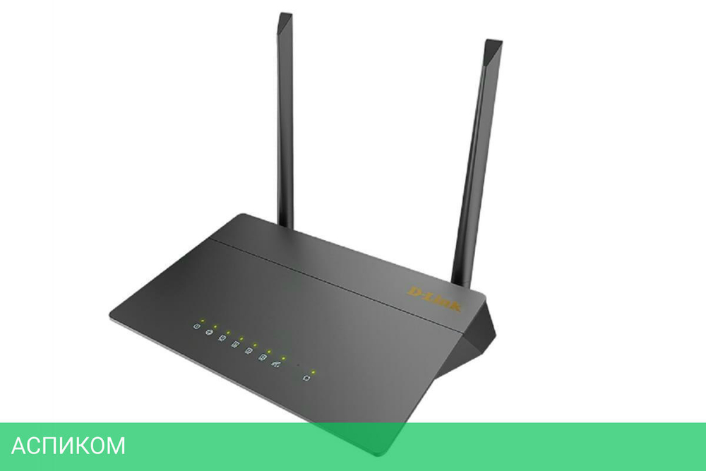 Wi-Fi роутер D-Link DIR-615/GFRU/R2A черный
