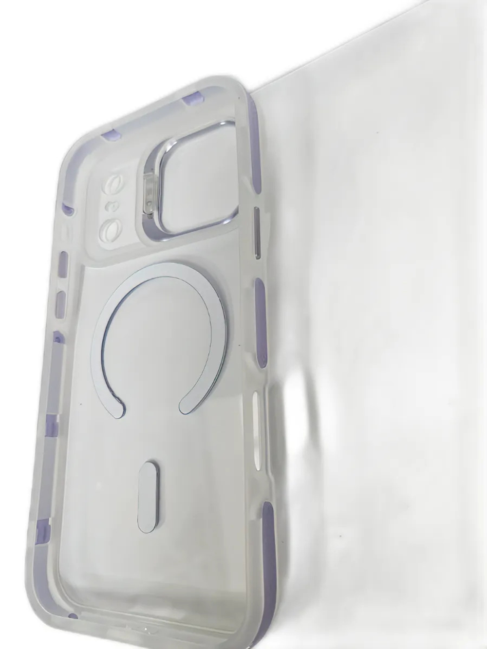 Прозрачный чехол Crystal Stand Case для iPhone 17 Pro Max
