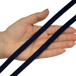 Ворсовая тесьма под каркасы темно-синяя