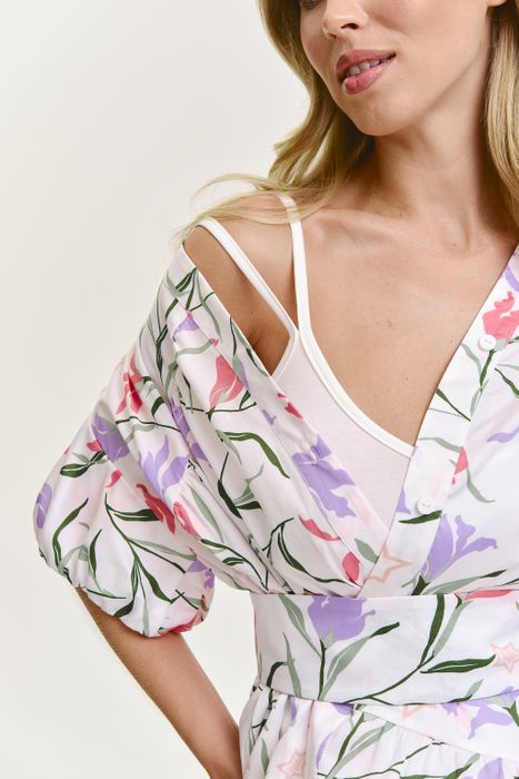 ПЛАТЬЕ ДАЙВИ ЦВЕТОЧНЫЙ ПРИНТ