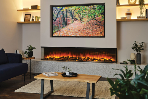 Очаг British Fires New Forest 2400 with Deluxe Real logs