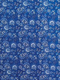 Ткань бязь плательная, рис. "Гжель", ширина 150 см, арт. 228