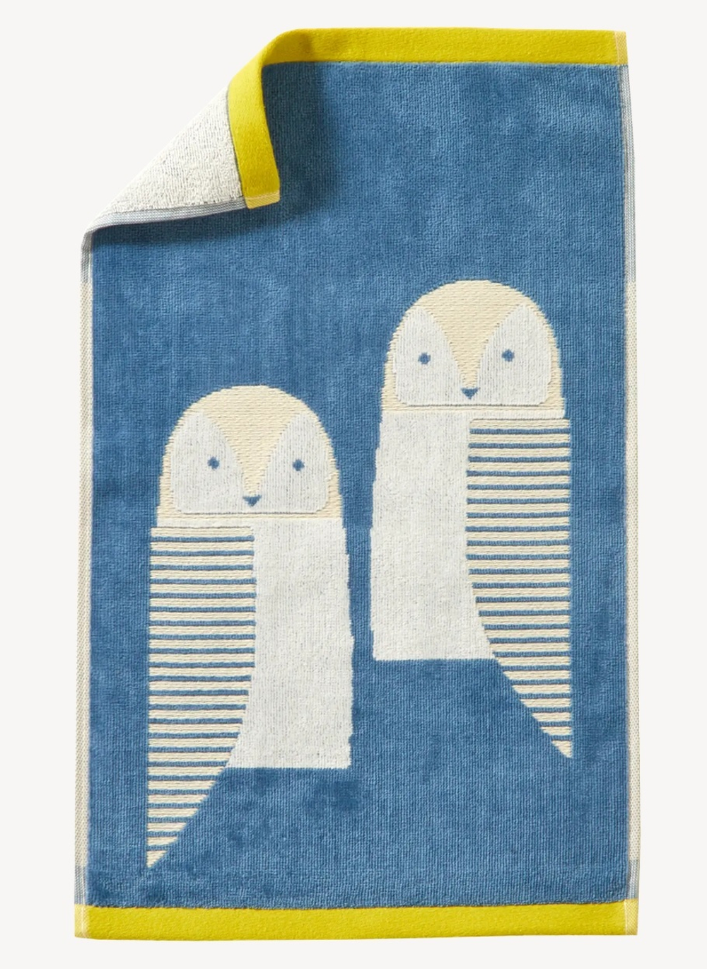 Коврик для ванной 50х90 Blanc des Vosges Grand Duc Glacier голубой