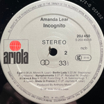 Amanda Lear ‎– Incognito (Скандинавия 1981г.)