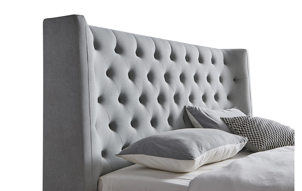Кровать 1726 GREY серая